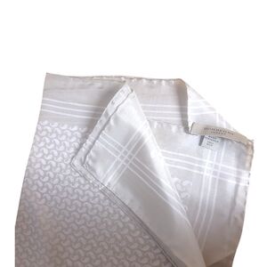 Burberry Silk, Beige Scarf/Pocket square